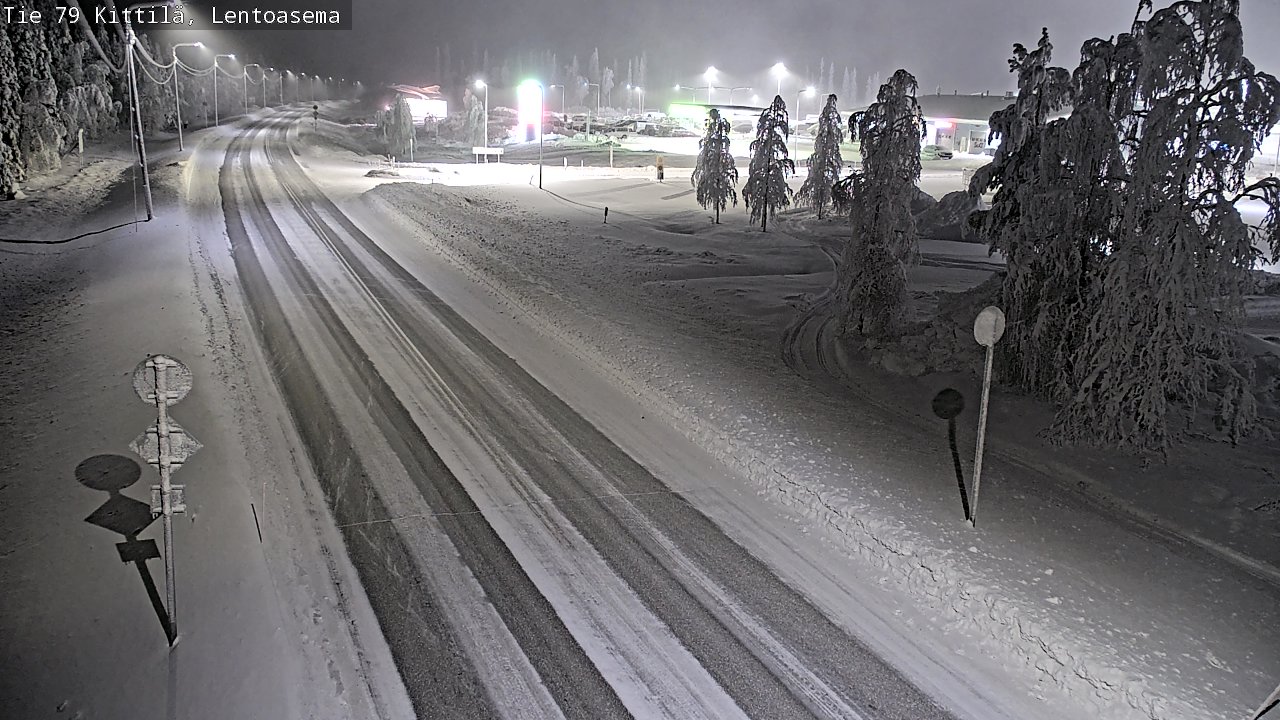 Kelikamerat Kuva Tie 79 Kittilä, Lentoasema, Kittilä, Lappi