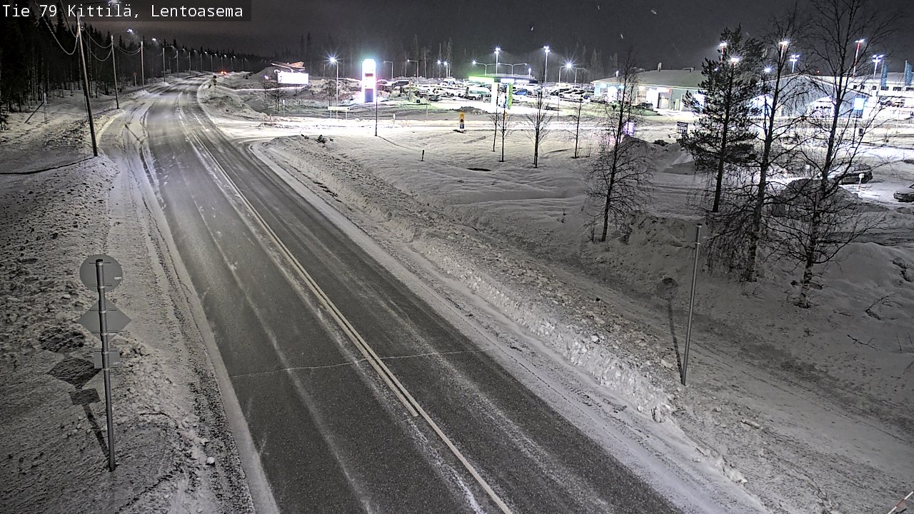Kelikamerat Kuva Tie 79 Kittilä, Lentoasema, Kittilä, Lappi