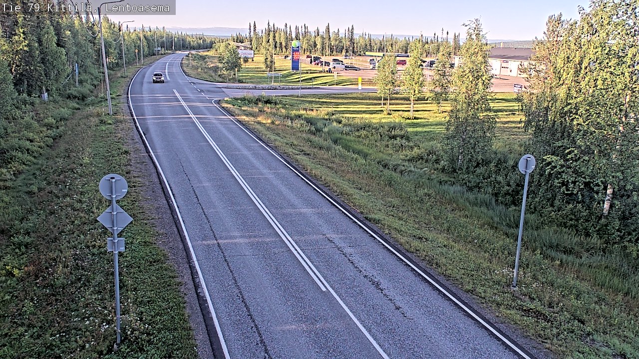 Weather Camera Image Road 79 Kittilä, Lentoasema, Kittilä, Lappi