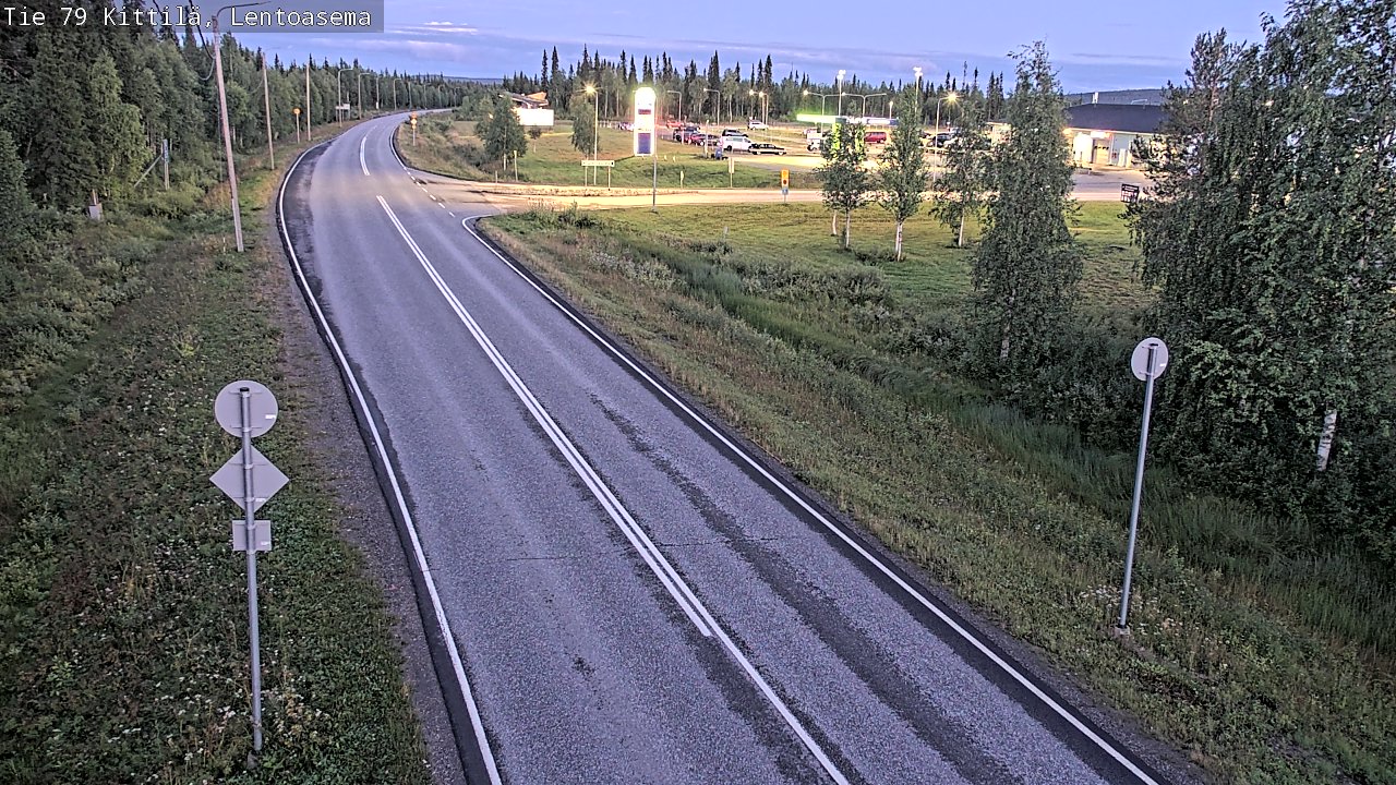 Kelikamerat Kuva Tie 79 Kittilä, Lentoasema, Kittilä, Lappi