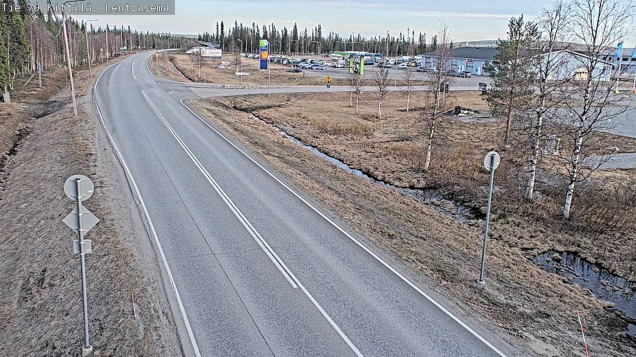 Kelikamerat Kuva Tie 79 Kittilä, Lentoasema, Kittilä, Lappi