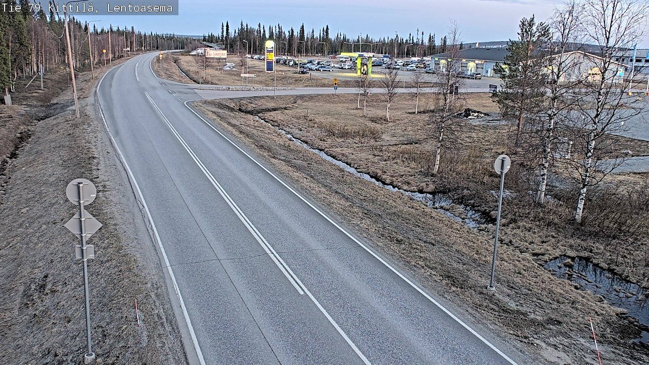 Kelikamerat Kuva Tie 79 Kittilä, Lentoasema, Kittilä, Lappi