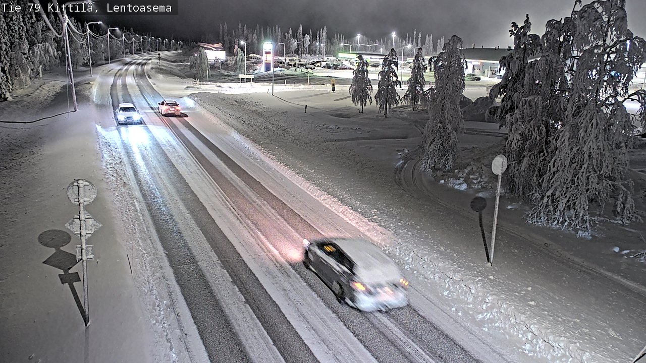 Kelikamerat Kuva Tie 79 Kittilä, Lentoasema, Kittilä, Lappi