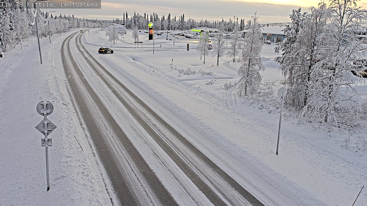 Weather Camera Image Road 79 Kittilä, Lentoasema, Kittilä, Lappi
