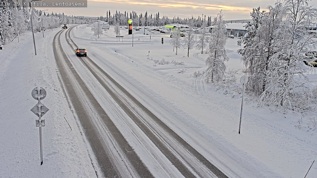 Weather Camera Image Road 79 Kittilä, Lentoasema, Kittilä, Lappi