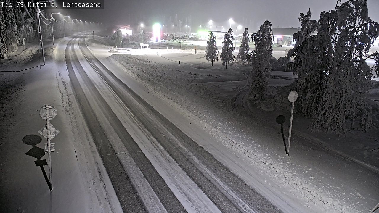 Kelikamerat Kuva Tie 79 Kittilä, Lentoasema, Kittilä, Lappi