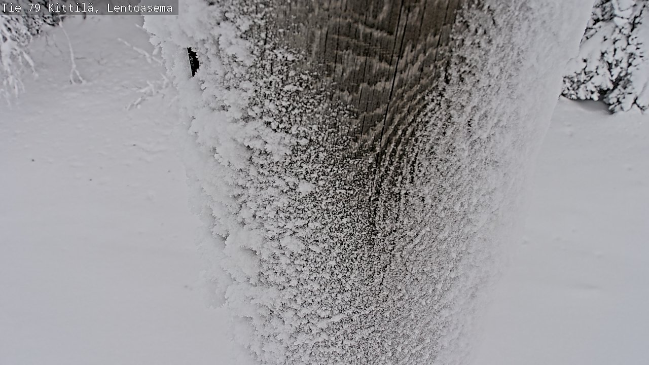 Weather Camera Image Road 79 Kittilä, Lentoasema, Kittilä, Lappi