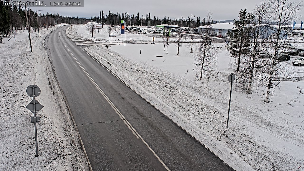 Kelikamerat Kuva Tie 79 Kittilä, Lentoasema, Kittilä, Lappi