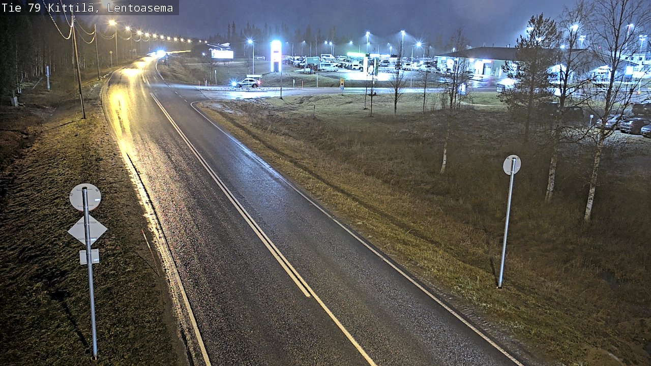 Kelikamerat Kuva Tie 79 Kittilä, Lentoasema, Kittilä, Lappi