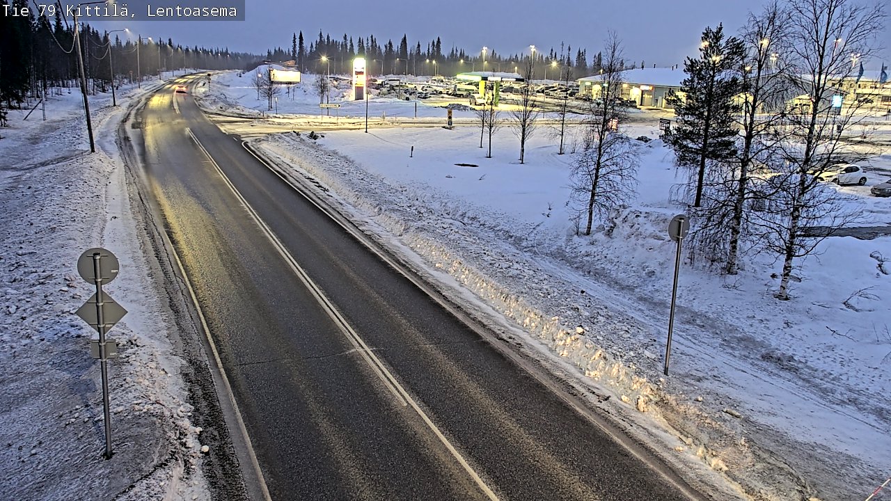 Kelikamerat Kuva Tie 79 Kittilä, Lentoasema, Kittilä, Lappi