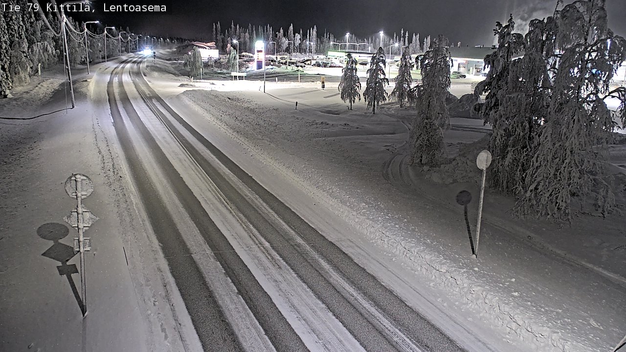 Kelikamerat Kuva Tie 79 Kittilä, Lentoasema, Kittilä, Lappi