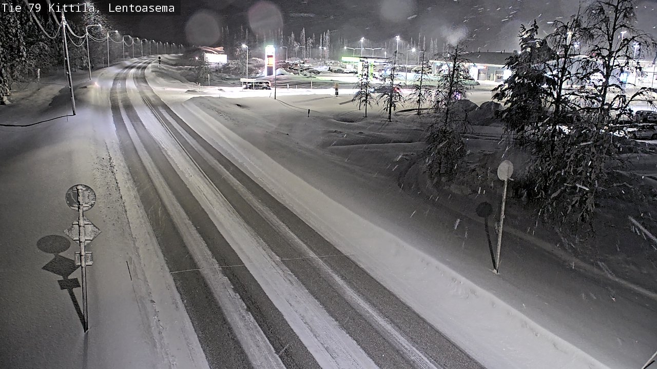 Weather Camera Image Road 79 Kittilä, Lentoasema, Kittilä, Lappi