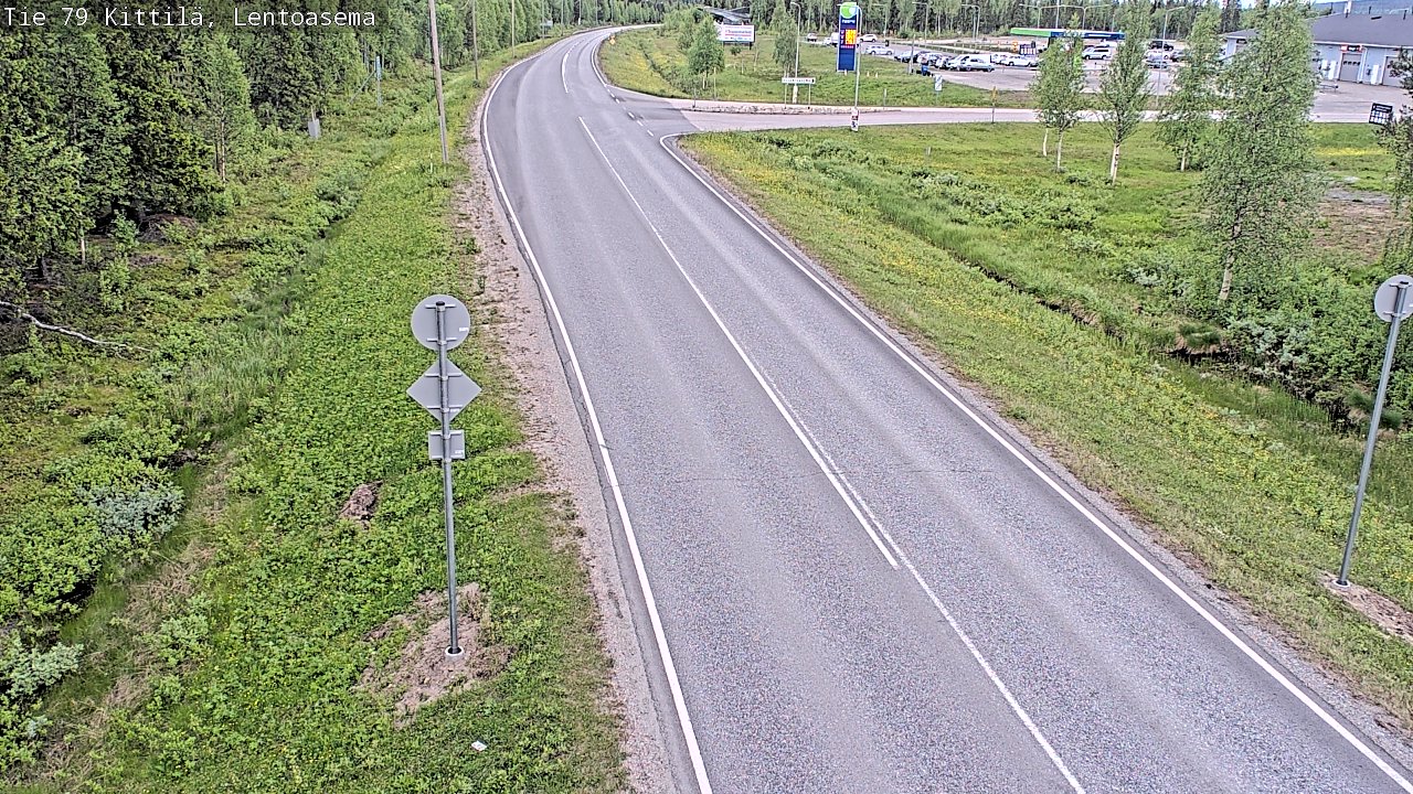 Kelikamerat Kuva Tie 79 Kittilä, Lentoasema, Kittilä, Lappi