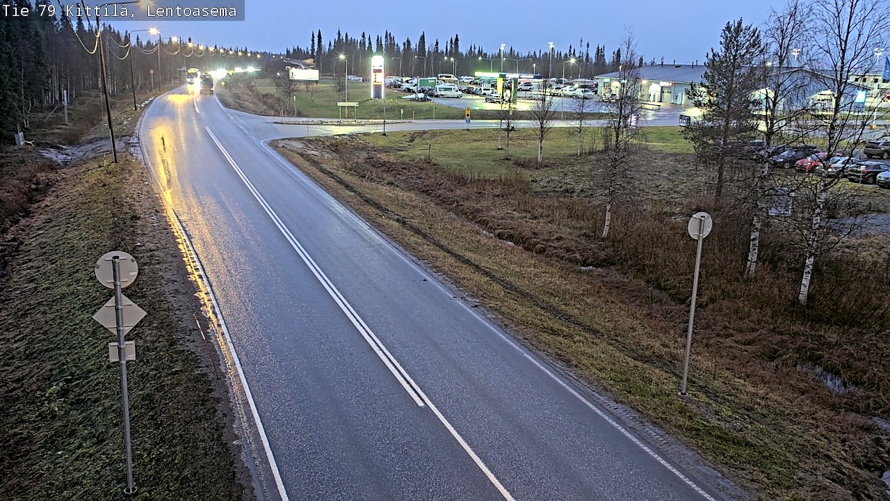 Kelikamerat Kuva Tie 79 Kittilä, Lentoasema, Kittilä, Lappi