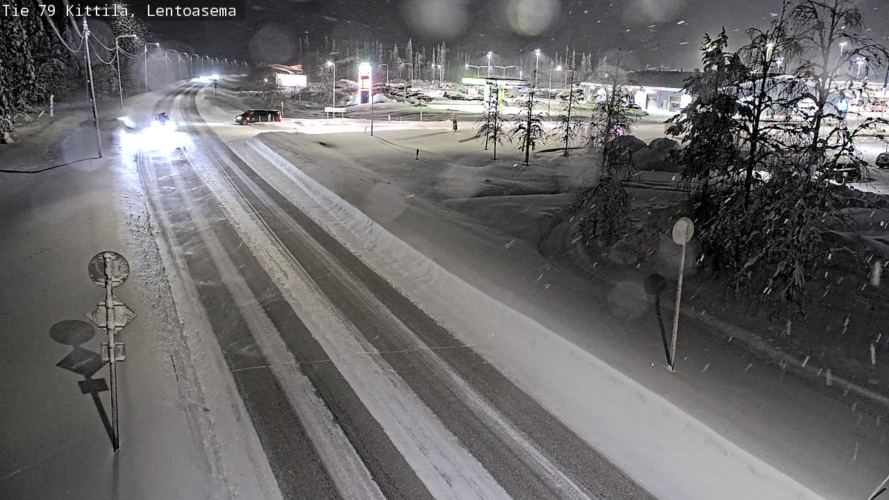 Weather Camera Image Road 79 Kittilä, Lentoasema, Kittilä, Lappi