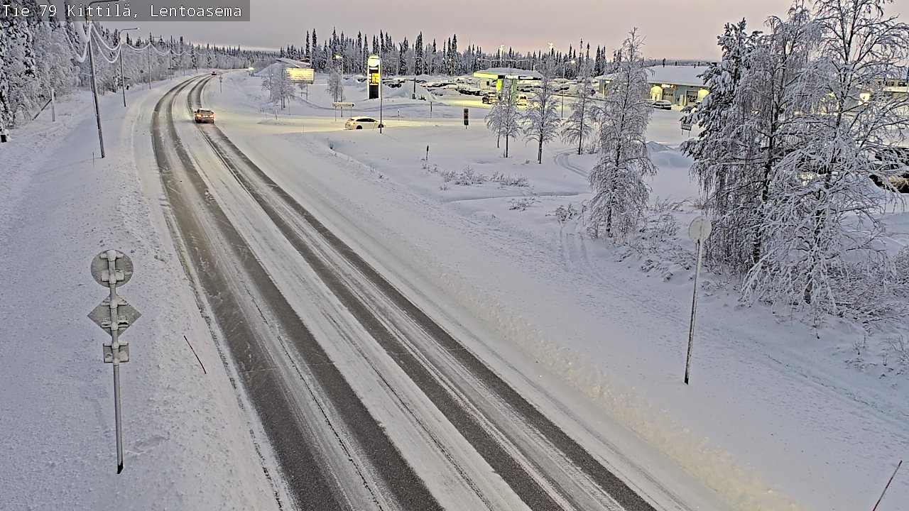 Weather Camera Image Road 79 Kittilä, Lentoasema, Kittilä, Lappi