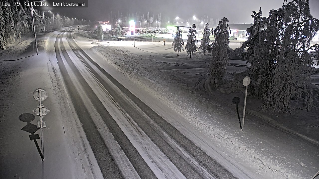 Kelikamerat Kuva Tie 79 Kittilä, Lentoasema, Kittilä, Lappi