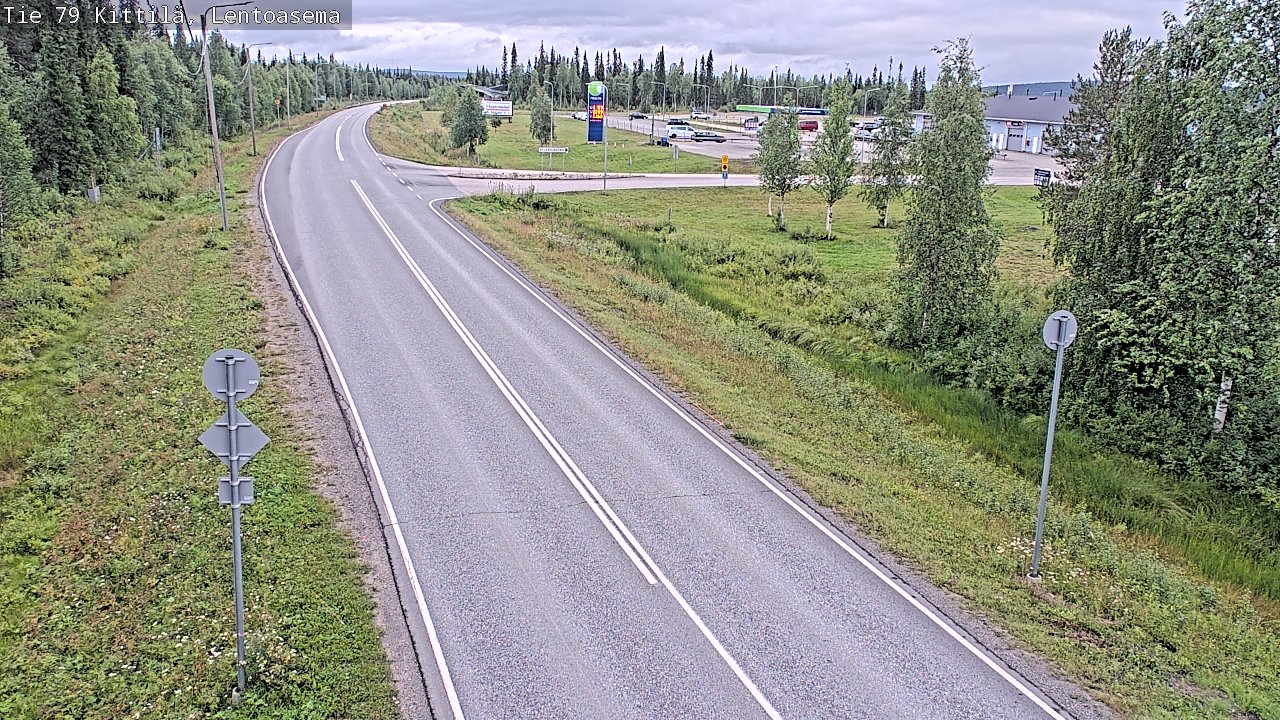 Kelikamerat Kuva Tie 79 Kittilä, Lentoasema, Kittilä, Lappi