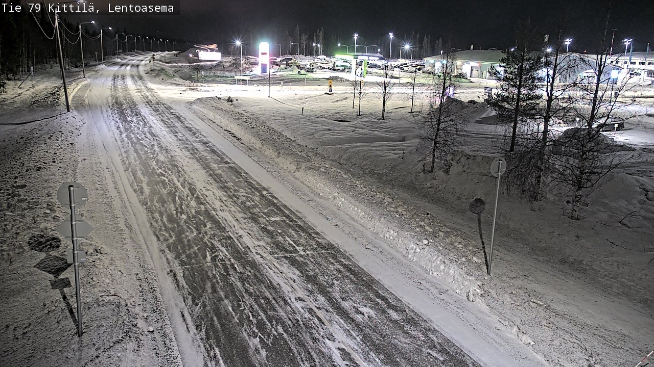 Kelikamerat Kuva Tie 79 Kittilä, Lentoasema, Kittilä, Lappi