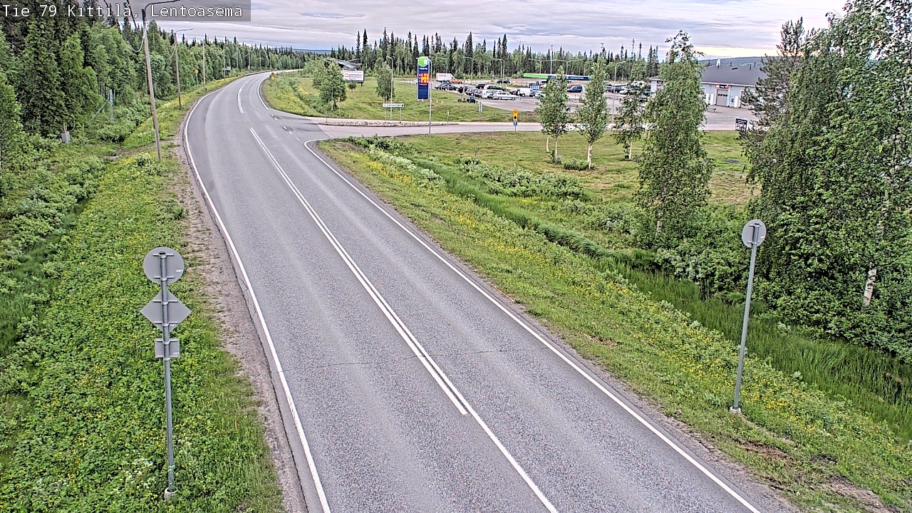 Kelikamerat Kuva Tie 79 Kittilä, Lentoasema, Kittilä, Lappi