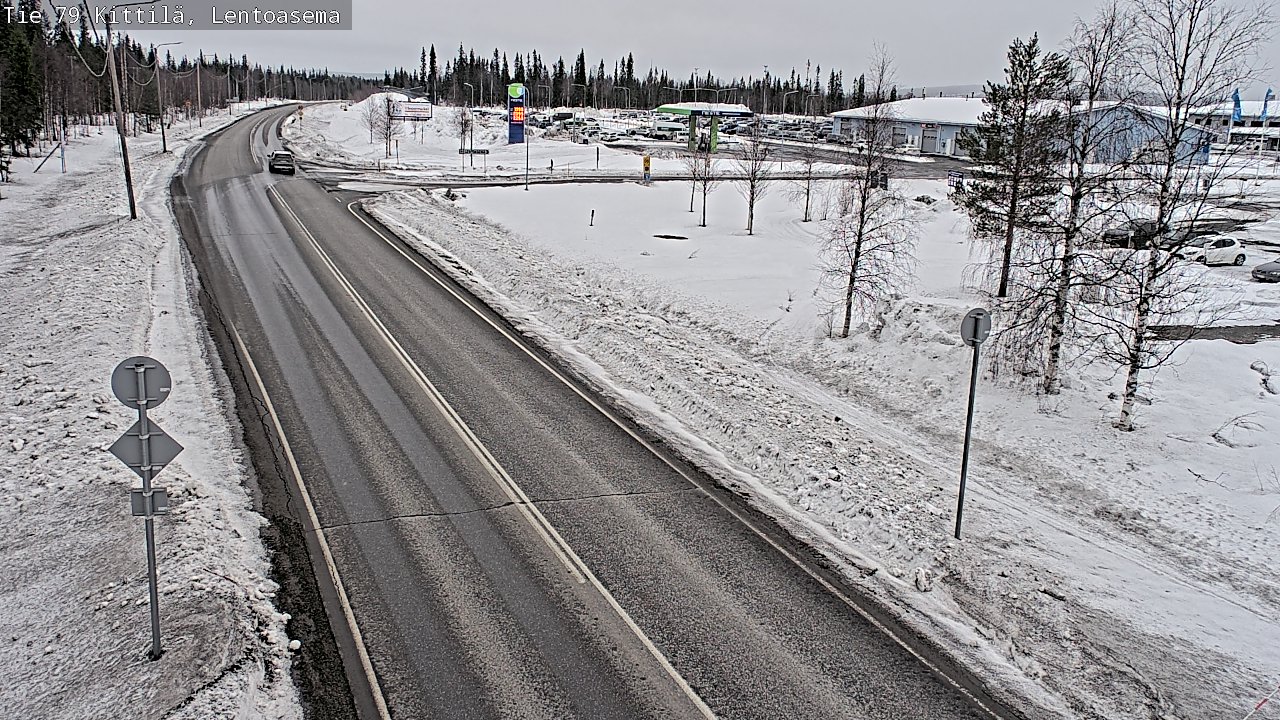 Kelikamerat Kuva Tie 79 Kittilä, Lentoasema, Kittilä, Lappi