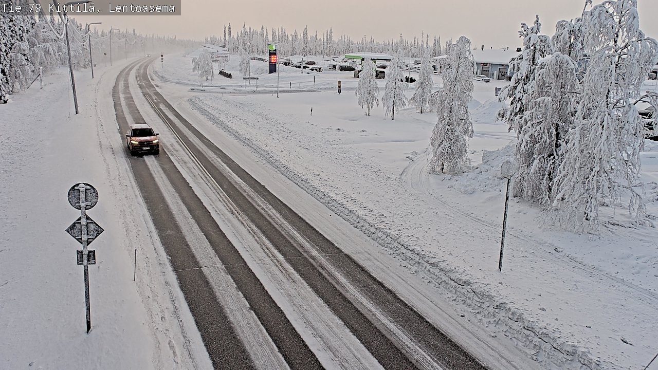 Kelikamerat Kuva Tie 79 Kittilä, Lentoasema, Kittilä, Lappi