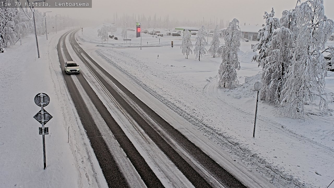 Kelikamerat Kuva Tie 79 Kittilä, Lentoasema, Kittilä, Lappi