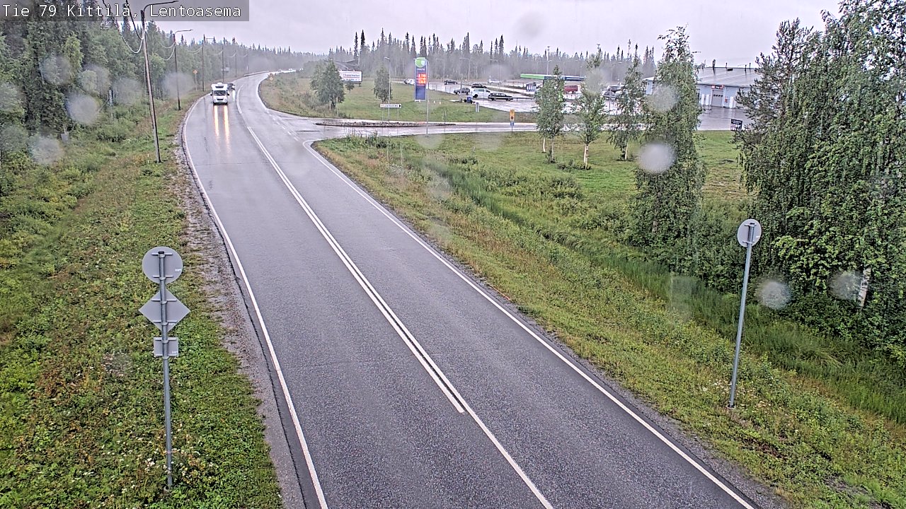 Kelikamerat Kuva Tie 79 Kittilä, Lentoasema, Kittilä, Lappi