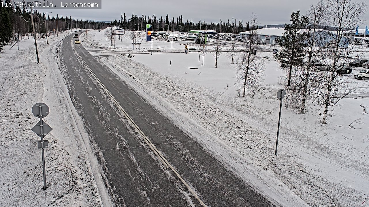 Kelikamerat Kuva Tie 79 Kittilä, Lentoasema, Kittilä, Lappi