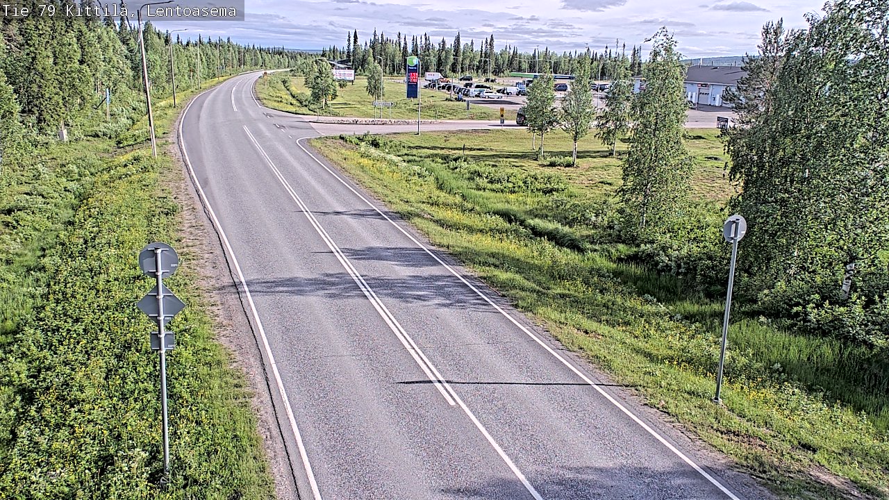 Kelikamerat Kuva Tie 79 Kittilä, Lentoasema, Kittilä, Lappi