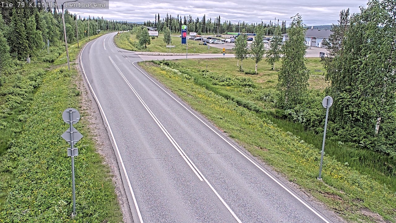 Kelikamerat Kuva Tie 79 Kittilä, Lentoasema, Kittilä, Lappi