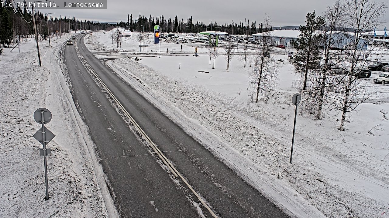 Kelikamerat Kuva Tie 79 Kittilä, Lentoasema, Kittilä, Lappi