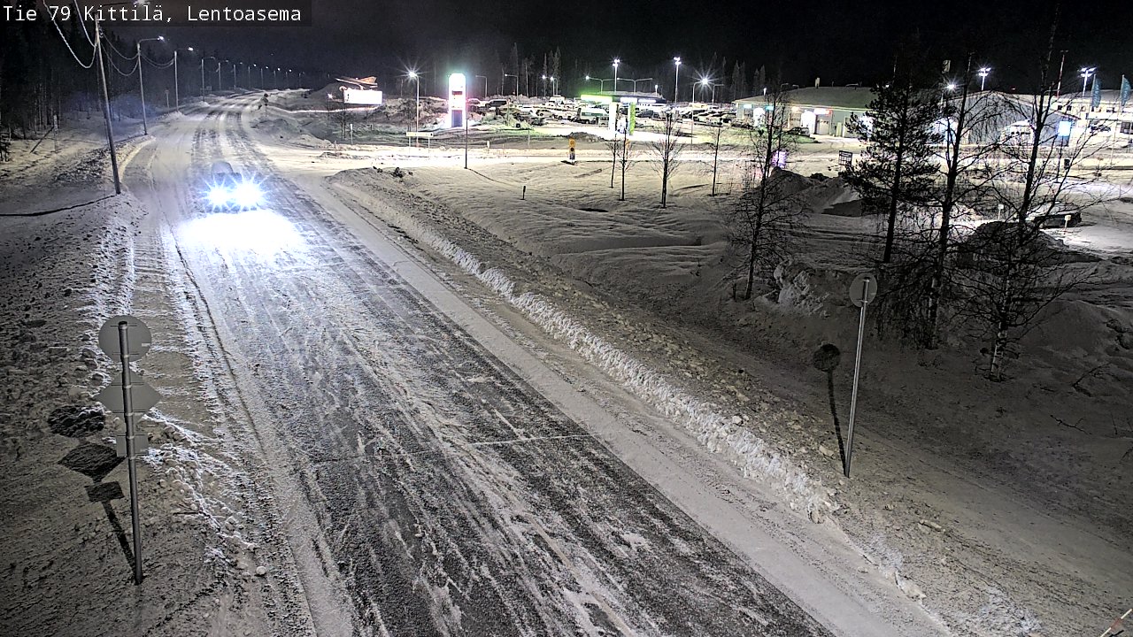 Kelikamerat Kuva Tie 79 Kittilä, Lentoasema, Kittilä, Lappi