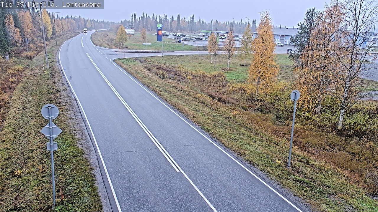 Kelikamerat Kuva Tie 79 Kittilä, Lentoasema, Kittilä, Lappi