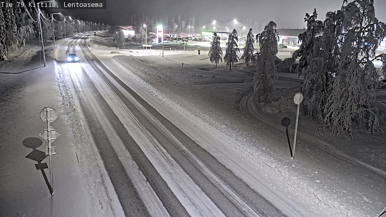 Kelikamerat Kuva Tie 79 Kittilä, Lentoasema, Kittilä, Lappi