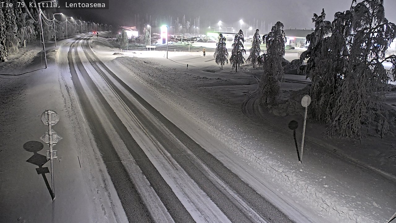 Kelikamerat Kuva Tie 79 Kittilä, Lentoasema, Kittilä, Lappi