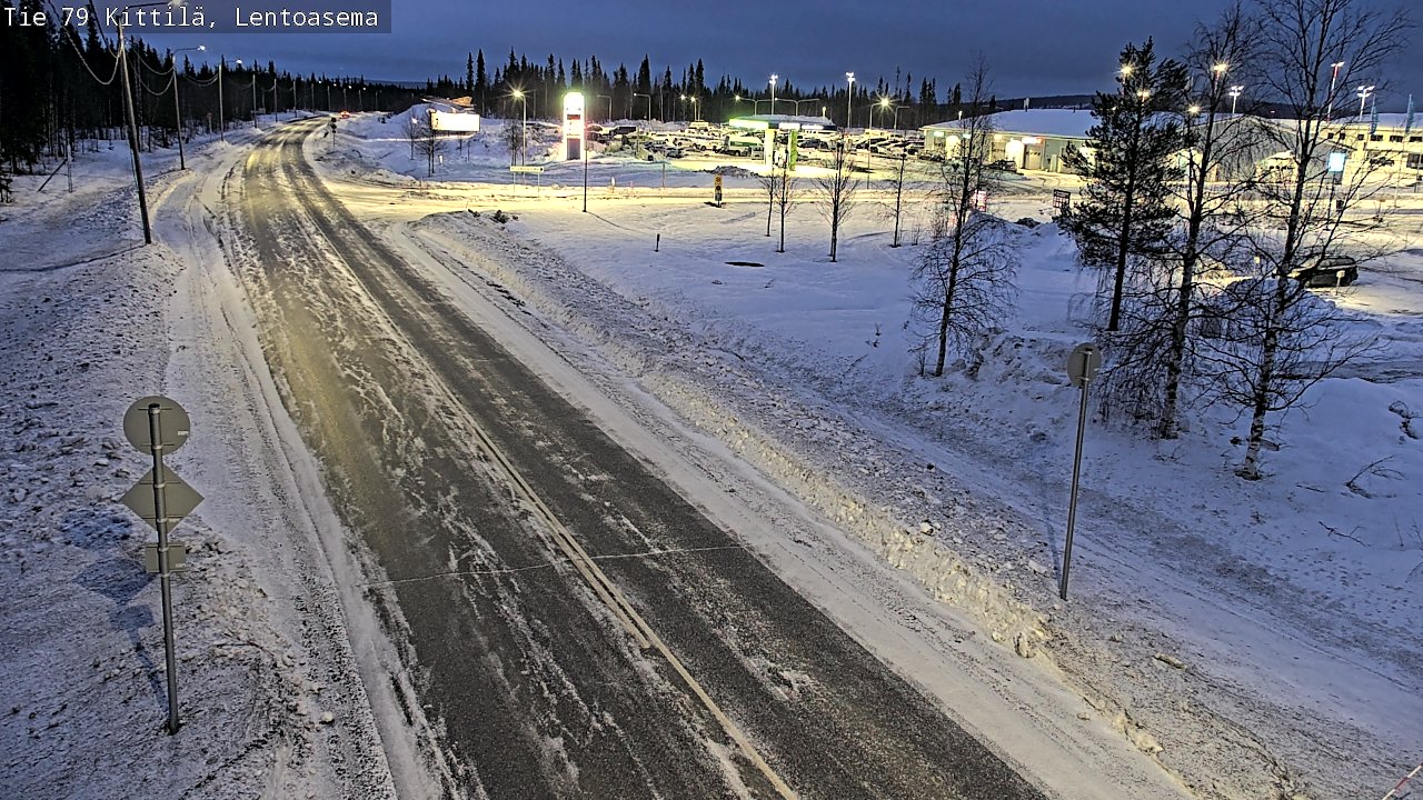 Kelikamerat Kuva Tie 79 Kittilä, Lentoasema, Kittilä, Lappi