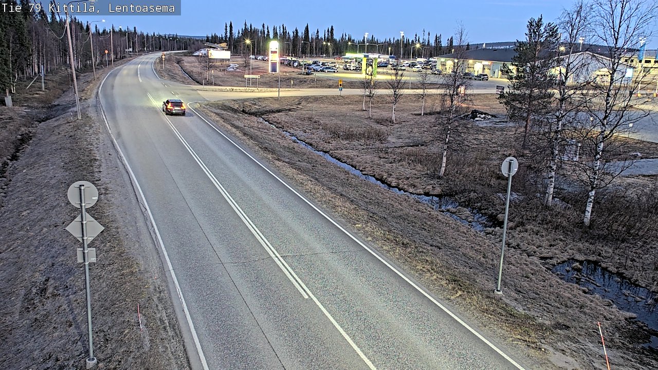Kelikamerat Kuva Tie 79 Kittilä, Lentoasema, Kittilä, Lappi