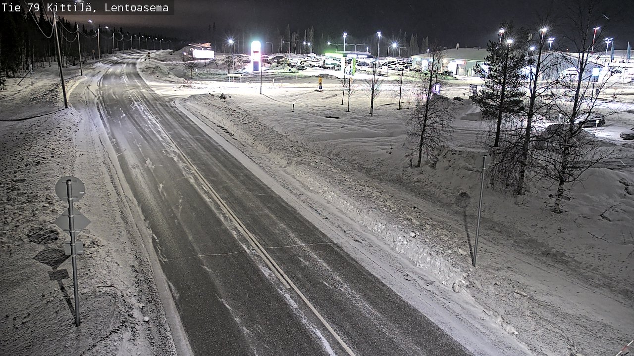 Kelikamerat Kuva Tie 79 Kittilä, Lentoasema, Kittilä, Lappi