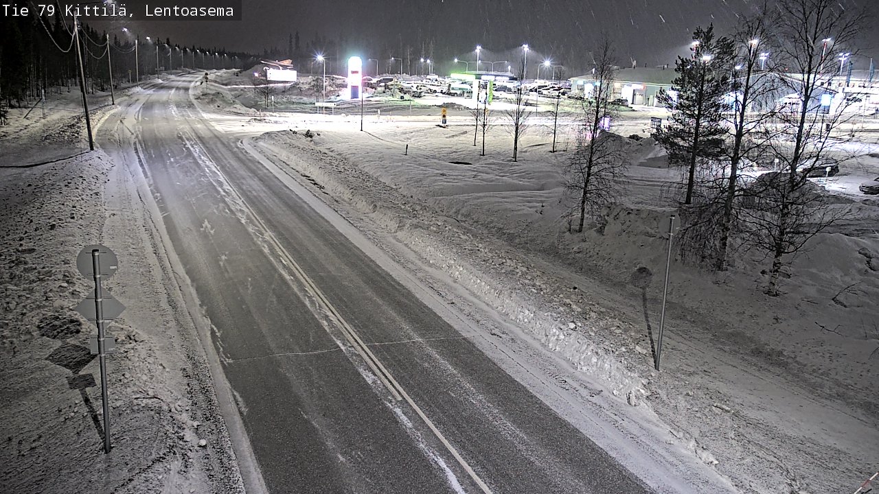 Kelikamerat Kuva Tie 79 Kittilä, Lentoasema, Kittilä, Lappi