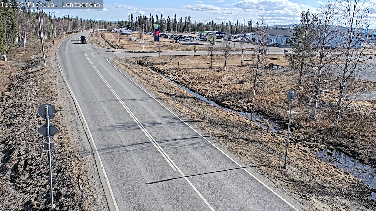 Kelikamerat Kuva Tie 79 Kittilä, Lentoasema, Kittilä, Lappi
