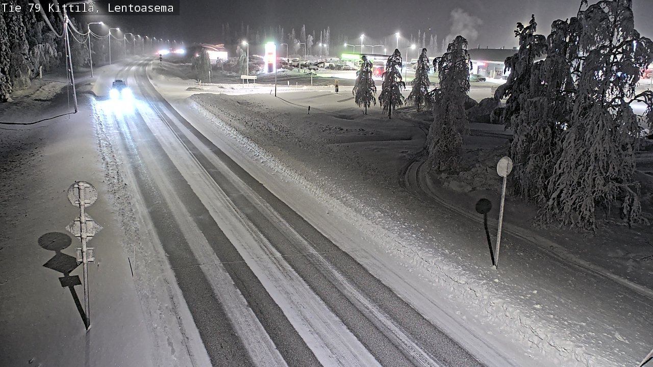 Kelikamerat Kuva Tie 79 Kittilä, Lentoasema, Kittilä, Lappi