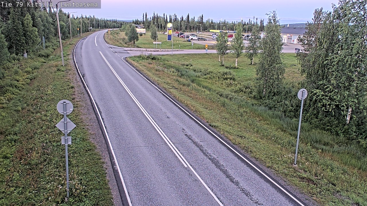 Kelikamerat Kuva Tie 79 Kittilä, Lentoasema, Kittilä, Lappi