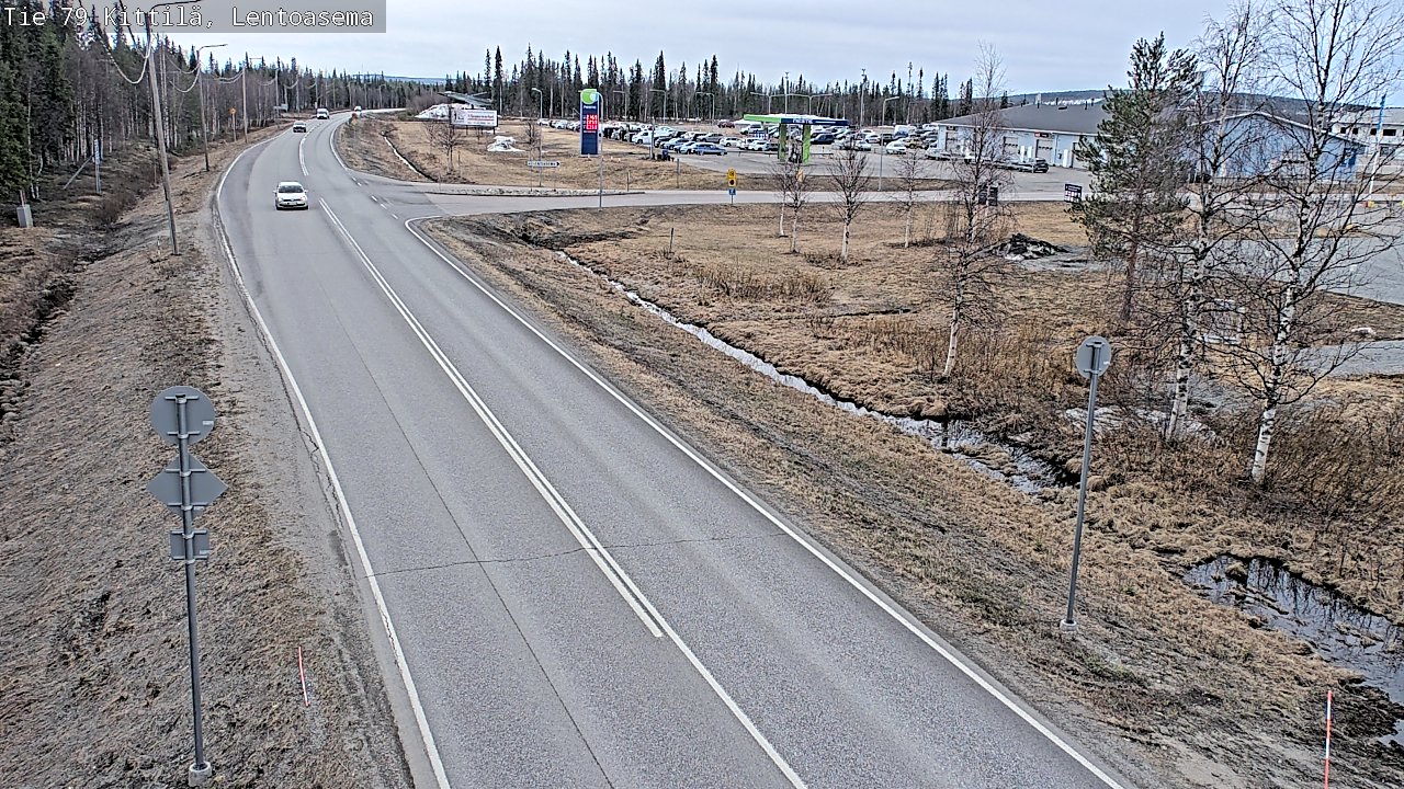 Kelikamerat Kuva Tie 79 Kittilä, Lentoasema, Kittilä, Lappi