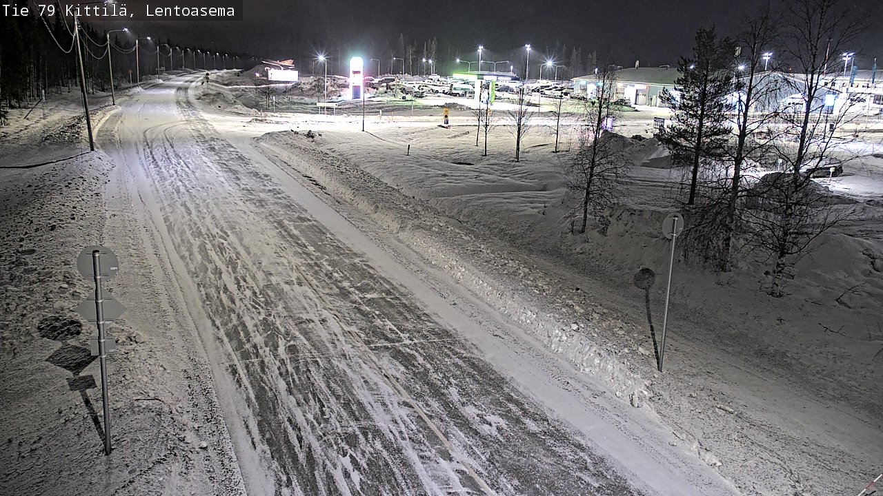 Kelikamerat Kuva Tie 79 Kittilä, Lentoasema, Kittilä, Lappi