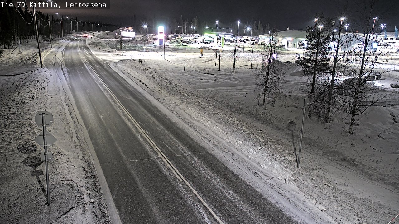 Kelikamerat Kuva Tie 79 Kittilä, Lentoasema, Kittilä, Lappi