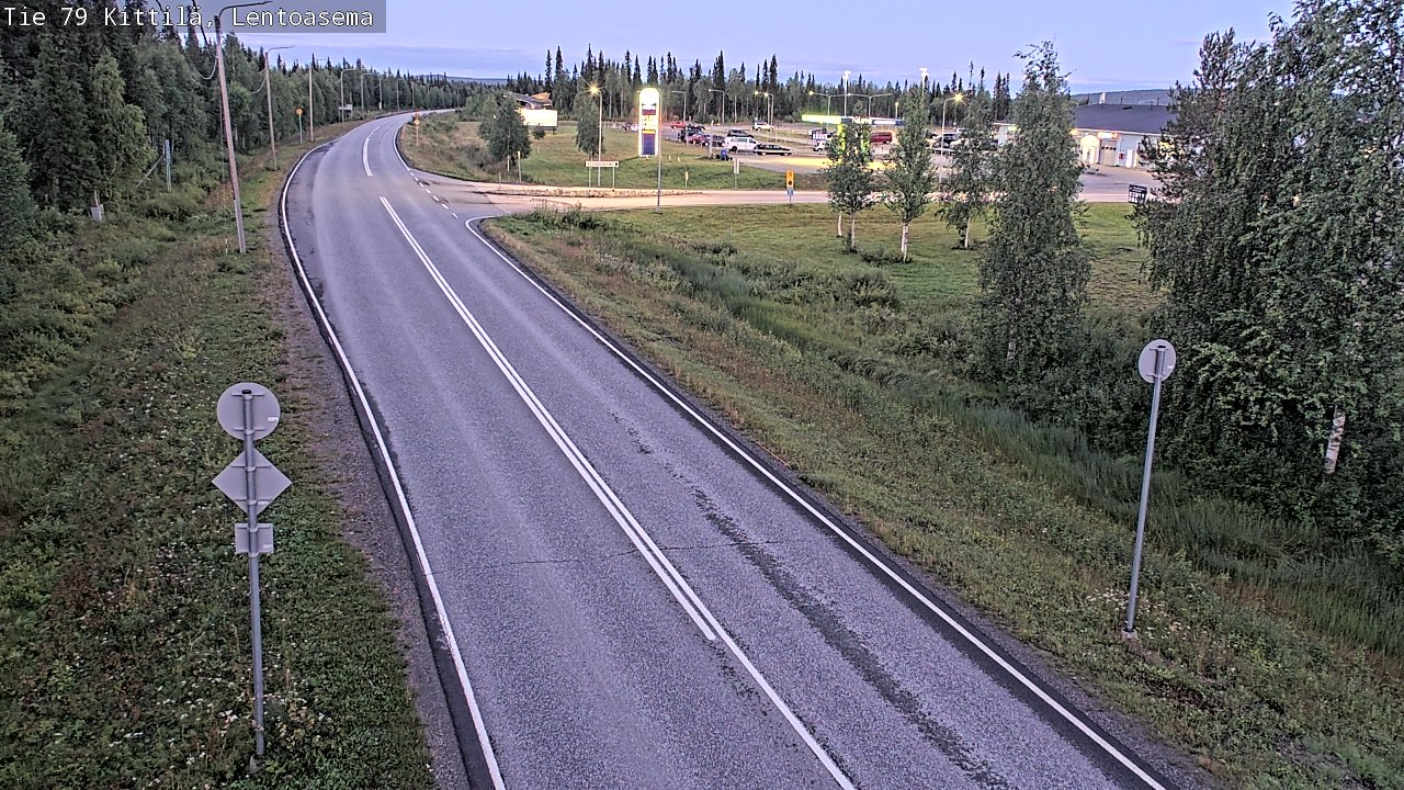 Kelikamerat Kuva Tie 79 Kittilä, Lentoasema, Kittilä, Lappi