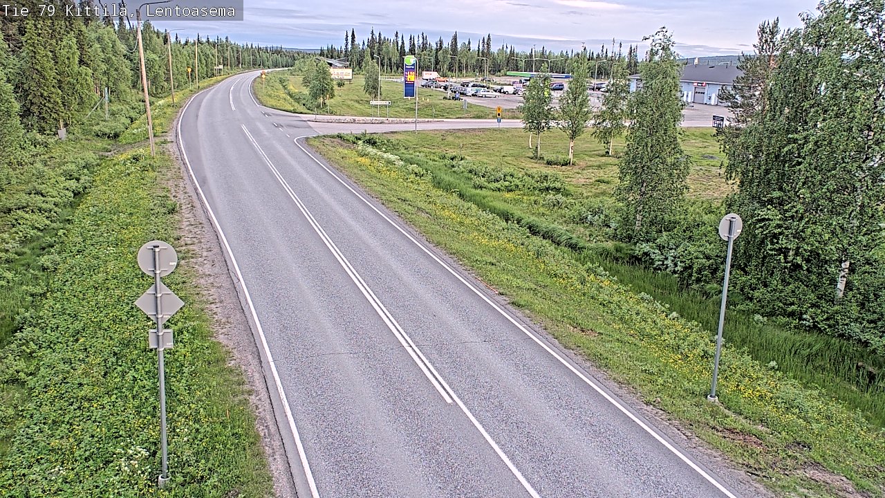 Kelikamerat Kuva Tie 79 Kittilä, Lentoasema, Kittilä, Lappi