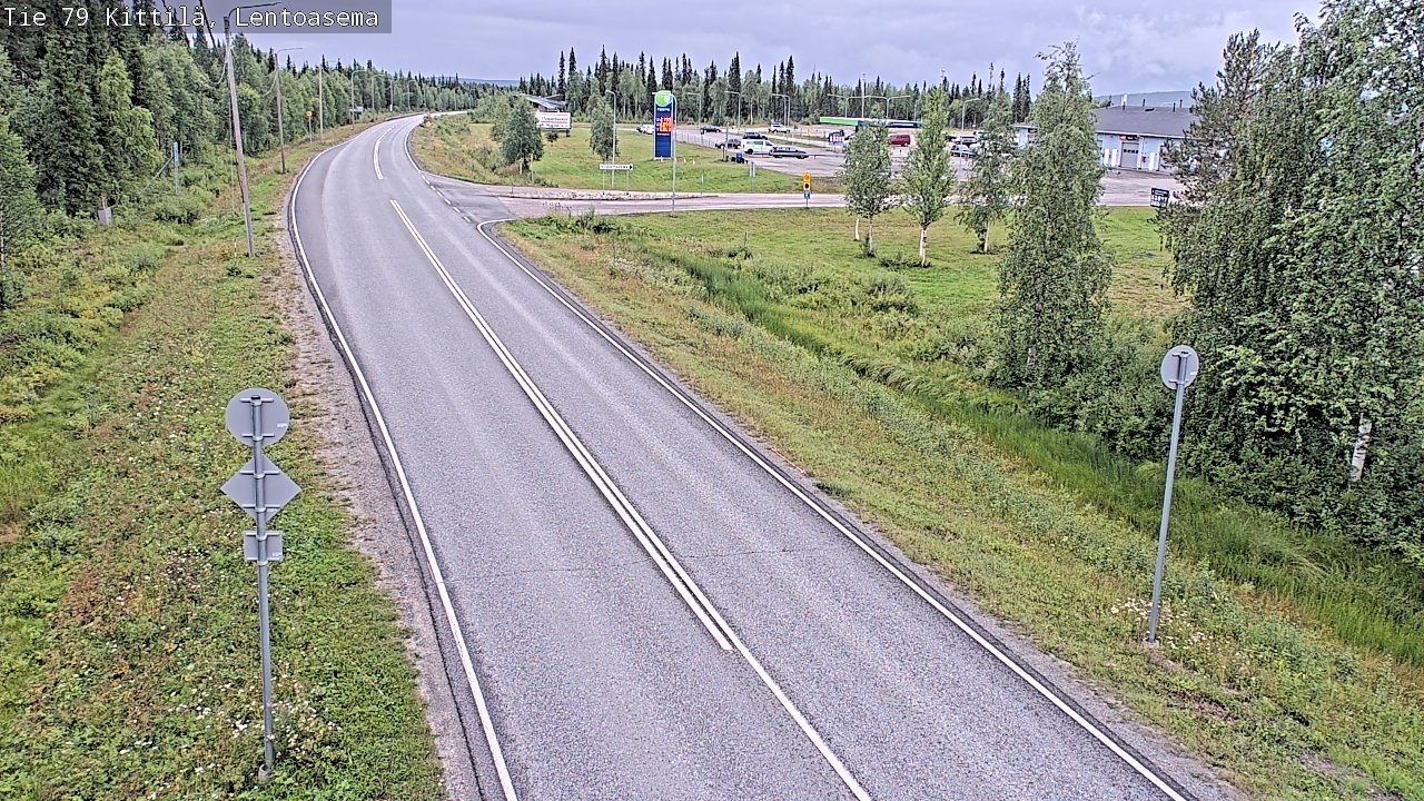 Kelikamerat Kuva Tie 79 Kittilä, Lentoasema, Kittilä, Lappi