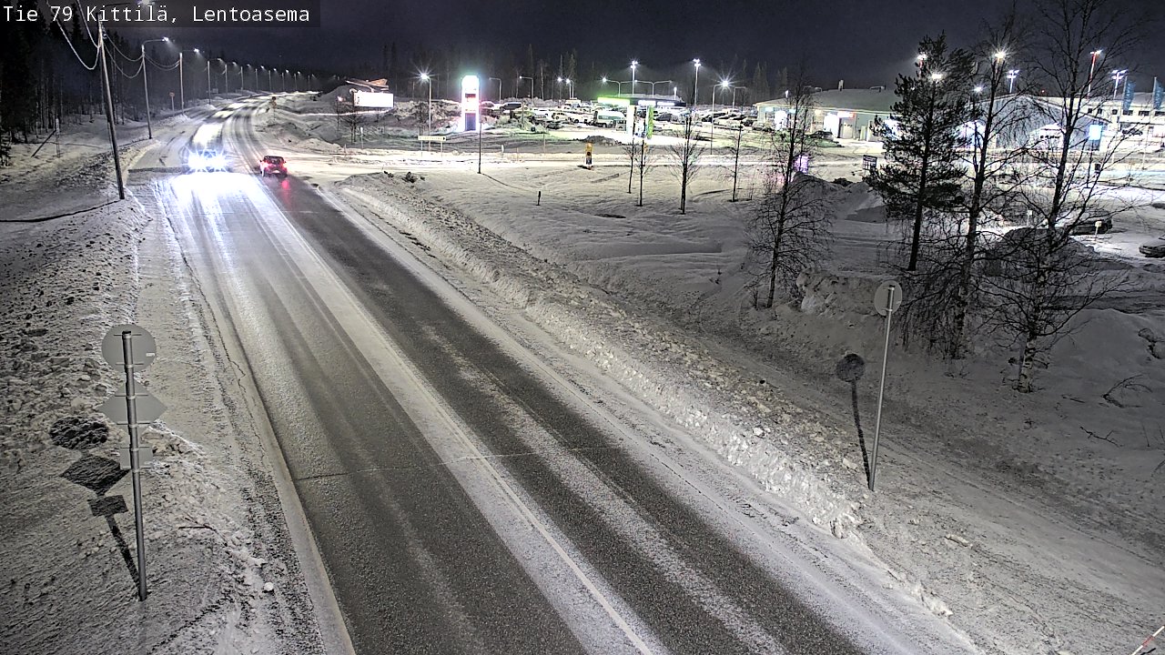 Kelikamerat Kuva Tie 79 Kittilä, Lentoasema, Kittilä, Lappi